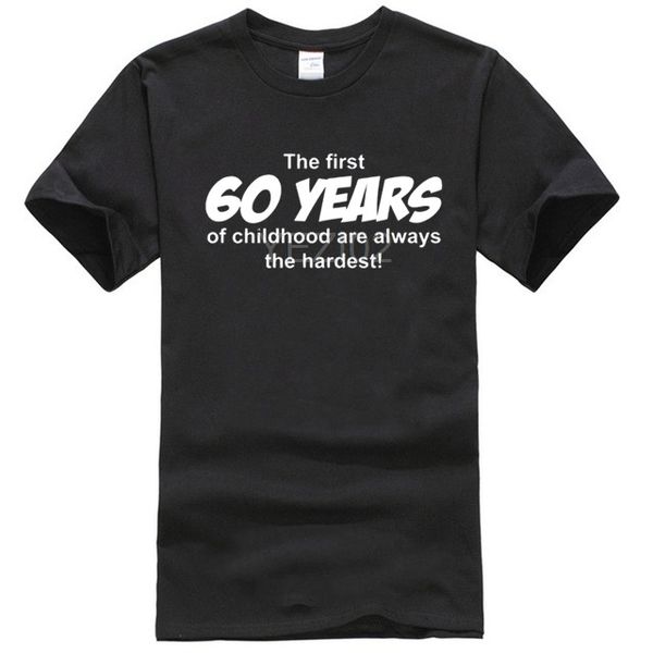 60th birthday funny party present gift ideas fashion tee mens womens t shirt