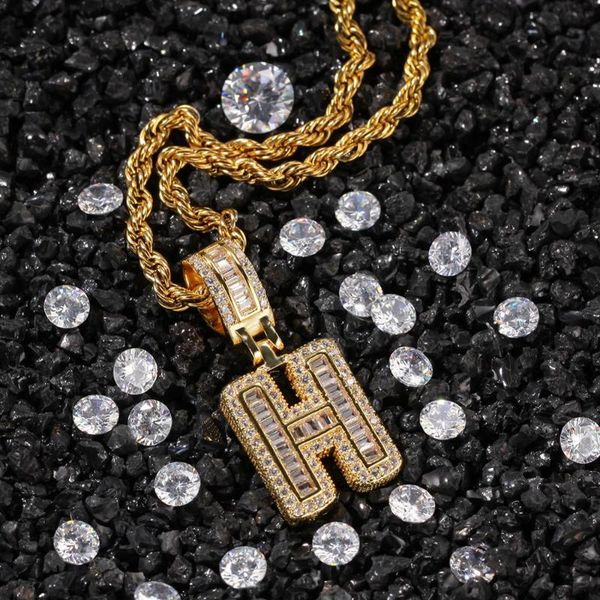 hip hop bling bling iced-out zircon letter pendant&necklace with stainless steel link chains fashion body jewelry for men women, Silver
hip hop bling bling iced-out zircon letter pendant&necklace with stainless steel link chains fashion body jewelry for men women, Silver