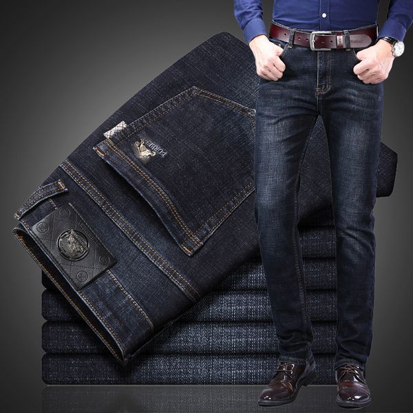 autumn men's jeans slim elastic cotton men trousers gbr b word brand fashion business classic style winter jeans denim pants, Blue
autumn men's jeans slim elastic cotton men trousers gbr b word brand fashion business classic style winter jeans denim pants, Blue