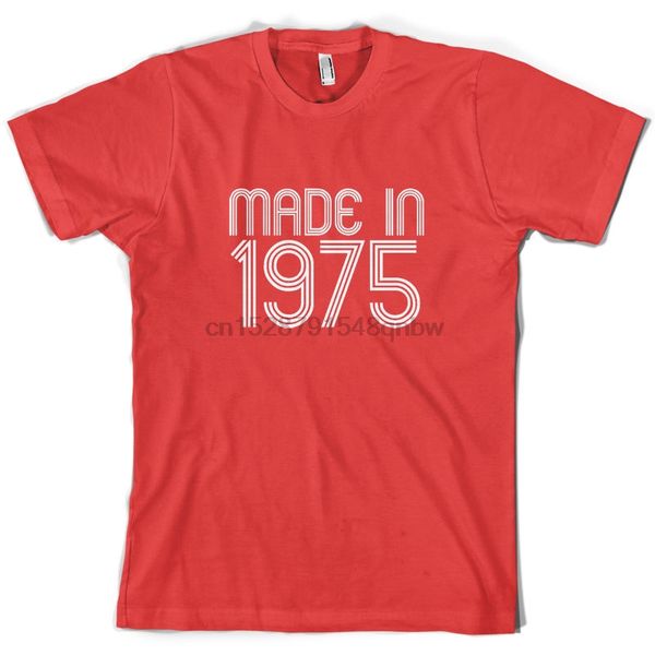 made in 1975 - mens 40th birthday present gift t-shirt - 10 colours print t shirt mens short sleeve tshirt homme
made in 1975 - mens 40th birthday present gift t-shirt - 10 colours print t shirt mens short sleeve tshirt homme