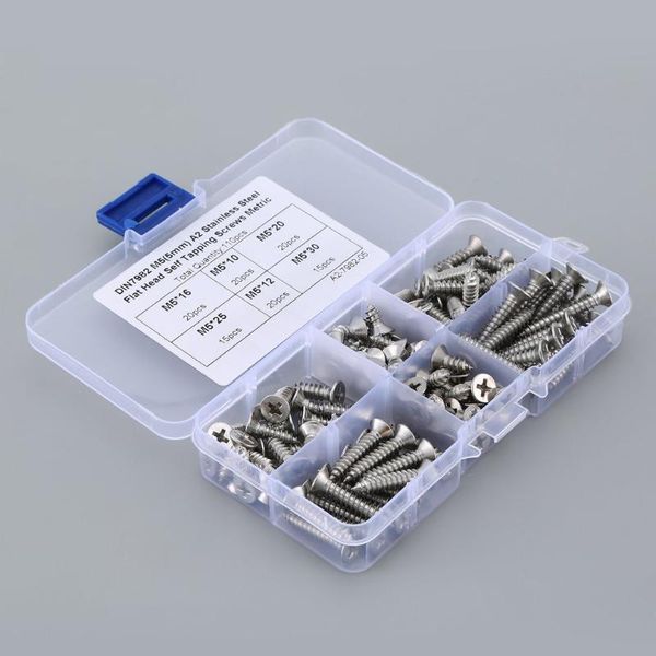 110pcs m5 304 stainless steel head self-tapping drilling screws combination set hexagonal socket head cap
110pcs m5 304 stainless steel head self-tapping drilling screws combination set hexagonal socket head cap