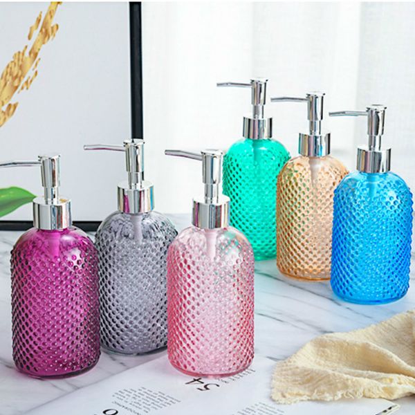 450ml glass liquid soap dispensers transparent lotion liquid soap bottle portable bathroom kitchen sink accessories
450ml glass liquid soap dispensers transparent lotion liquid soap bottle portable bathroom kitchen sink accessories