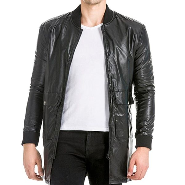 men's jackets autumn winter fashion pocket long zipper pure color imitation leather coat selling in stock spot fast deliver, Black;brown
men's jackets autumn winter fashion pocket long zipper pure color imitation leather coat selling in stock spot fast deliver, Black;brown