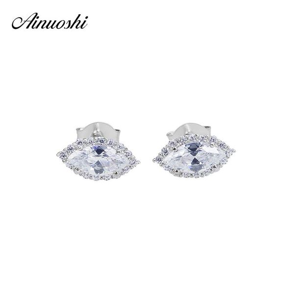 ainuoshi925 sterling silver halo marquise cut earrings for girls cute party stud earring trendy gift white jewelry for women y200107, Golden;silver
ainuoshi925 sterling silver halo marquise cut earrings for girls cute party stud earring trendy gift white jewelry for women y200107, Golden;silver