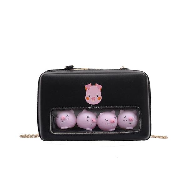 women small fresh transparent crossbody bags luxury handbags women bags designer cute pig shoulder bag chain wild messenger bag
women small fresh transparent crossbody bags luxury handbags women bags designer cute pig shoulder bag chain wild messenger bag