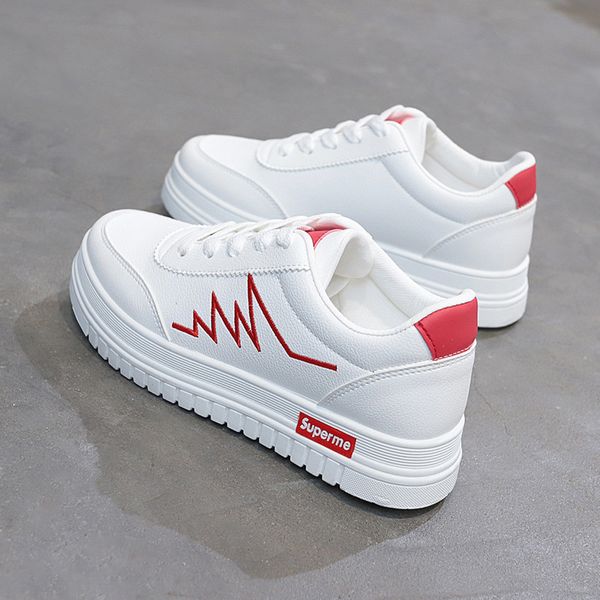 female student white casual all-match low-running shoes women's sneakers fashion breathable leather platform designer shoes, Black
female student white casual all-match low-running shoes women's sneakers fashion breathable leather platform designer shoes, Black