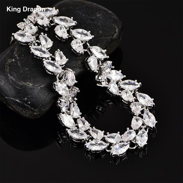 link, chain arrival water drop cubic zircon bracelet white gold color female valentine's gift zb-042, Black
link, chain arrival water drop cubic zircon bracelet white gold color female valentine's gift zb-042, Black
