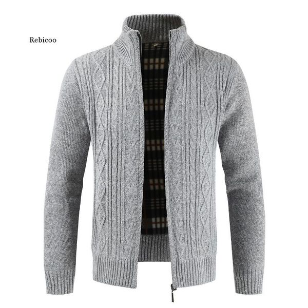 autumn cardigan men sweaters thick warm knitted sweater mens jackets coats male clothing casual knitwear, White;black
autumn cardigan men sweaters thick warm knitted sweater mens jackets coats male clothing casual knitwear, White;black