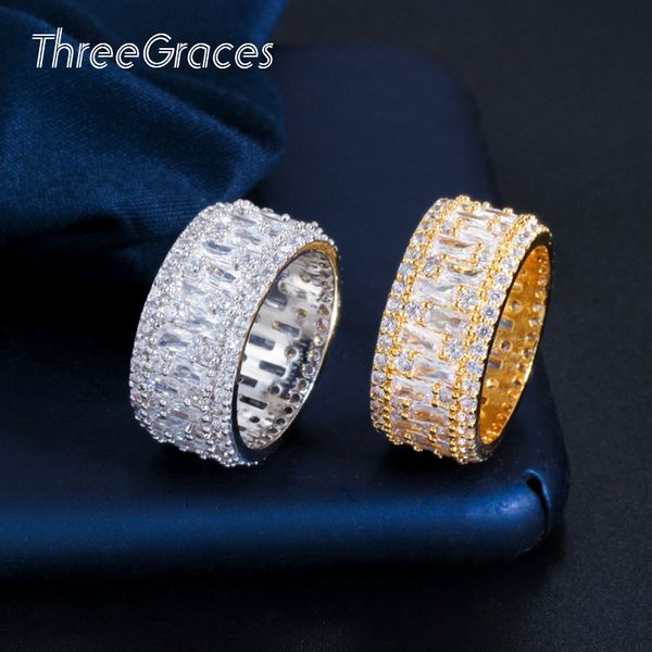 threegraces luxury wide circle women yellow gold rings cubic zirconia fashion big round shiny cz ring party jewelry rg129, Golden;silver
threegraces luxury wide circle women yellow gold rings cubic zirconia fashion big round shiny cz ring party jewelry rg129, Golden;silver