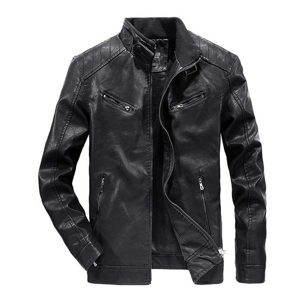 2020 mens winter clothing thickening plus velvet leather motorcycle jacket mens warm slim self-cultivation retro mens clothing, Black;brown
2020 mens winter clothing thickening plus velvet leather motorcycle jacket mens warm slim self-cultivation retro mens clothing, Black;brown