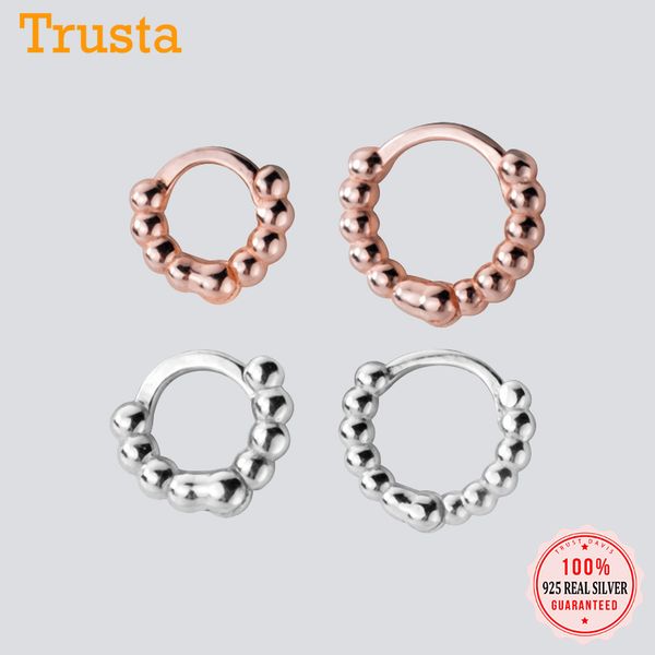 hoop & huggie trustdavis authentic 925 sterling silver earring ear cuff clip for women fashion small beads jewelry ds1494, Golden;silver
hoop & huggie trustdavis authentic 925 sterling silver earring ear cuff clip for women fashion small beads jewelry ds1494, Golden;silver