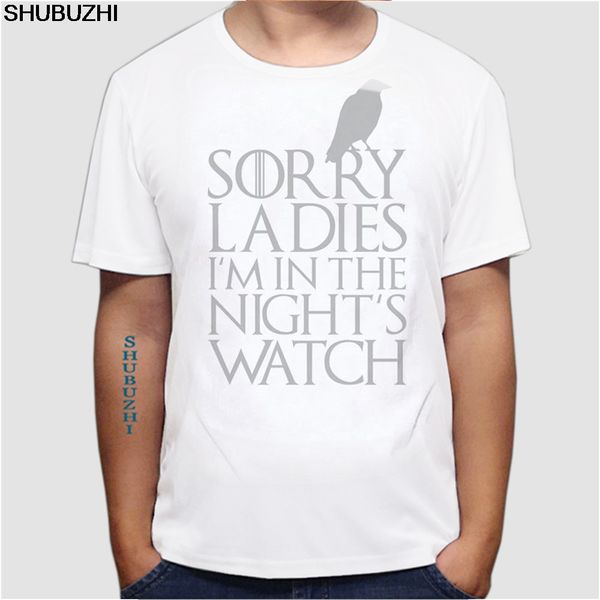games of thrones sorry ladies i'm in the night's watch bird t shirt men funny cotton short sleeve t-shirt tshirt plus size
games of thrones sorry ladies i'm in the night's watch bird t shirt men funny cotton short sleeve t-shirt tshirt plus size
