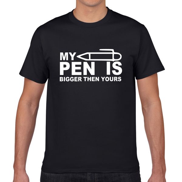 men's spoof t shirts 100% cotton short sleeve my pen is bigger then yours printing fashion funny mens personality t-shirts tees
men's spoof t shirts 100% cotton short sleeve my pen is bigger then yours printing fashion funny mens personality t-shirts tees