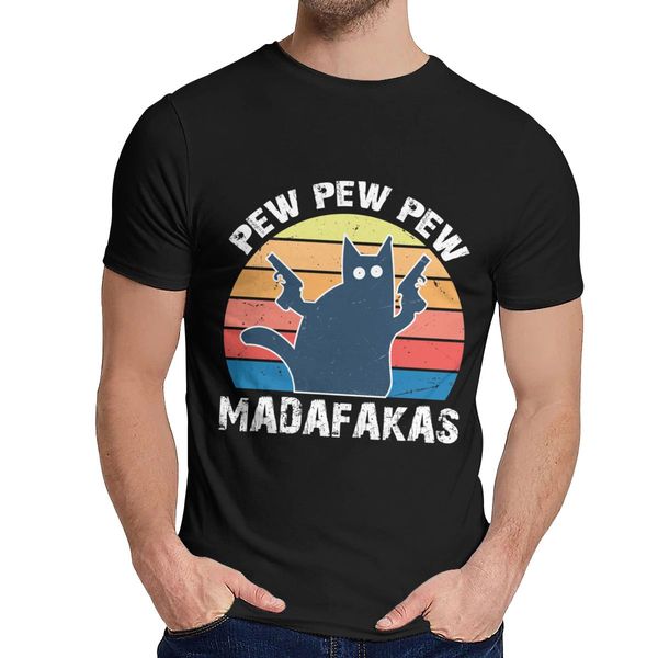 black cat pew pew madafakas футболка тонкая стильная шея мультфильм печать la camiseta
black cat pew pew madafakas футболка тонкая стильная шея мультфильм печать la camiseta