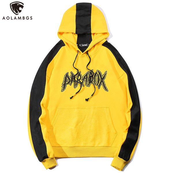 aolamegs men's hoodies color block cool letter embroidery casual hoodie fashion retail streetwear autumn, Black
aolamegs men's hoodies color block cool letter embroidery casual hoodie fashion retail streetwear autumn, Black