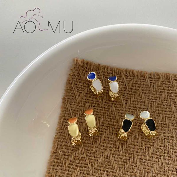 aomu 2020 new retro multicolor contrast trendy hoop earrings trendy enamel metal splice c-shaped earrings for women jewelry gift, Golden;silver
aomu 2020 new retro multicolor contrast trendy hoop earrings trendy enamel metal splice c-shaped earrings for women jewelry gift, Golden;silver