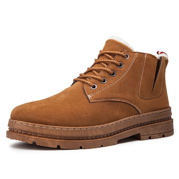 ankle boots warm men snow boots winter lace-up men shoes 2020 new arrival fashion flock plush winter size 39-444, Black
ankle boots warm men snow boots winter lace-up men shoes 2020 new arrival fashion flock plush winter size 39-444, Black