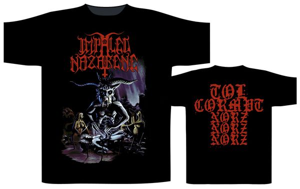 impaled nazarene 'tol cormpt norz norz norz' t-shirt - new & official 
impaled nazarene 'tol cormpt norz norz norz' t-shirt - new & official