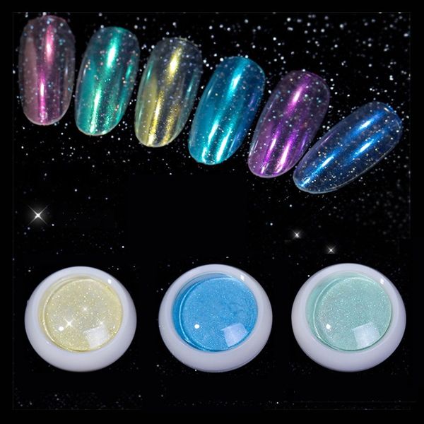 nail glitter ice transparent mirror powder chrome pigment uv gel laser dust manicure art decorations 6 color, Silver;gold
nail glitter ice transparent mirror powder chrome pigment uv gel laser dust manicure art decorations 6 color, Silver;gold
