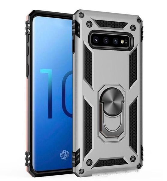 hybrid armor phone case kickstand shockproof case silicone bumper cover for samsung s10 s10e s9 a6 a7 a40 a70 metal finger ring case
hybrid armor phone case kickstand shockproof case silicone bumper cover for samsung s10 s10e s9 a6 a7 a40 a70 metal finger ring case