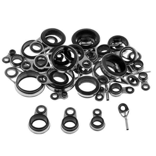 37pcs telescopic fishing rod guides ring set rod repair kit mixed sizes rod eye rings guide tackle
37pcs telescopic fishing rod guides ring set rod repair kit mixed sizes rod eye rings guide tackle
