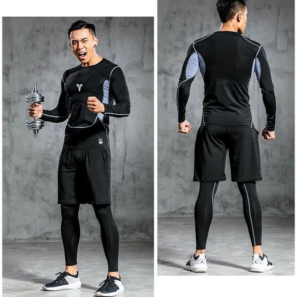 2020 quick dry мужские идущие наборы compression спортивные костюмы тощий колготки одежда gym фитнес длинным рукавом спортивная, Black;blue
2020 quick dry мужские идущие наборы compression спортивные костюмы тощий колготки одежда gym фитнес длинным рукавом спортивная, Black;blue
