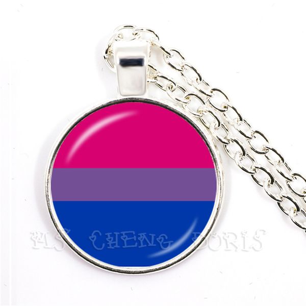 necklace bi pride 25mm glass dome pendant necklace gay pride rainbow flag p glass cabochon jewelry for women men lover, Silver
necklace bi pride 25mm glass dome pendant necklace gay pride rainbow flag p glass cabochon jewelry for women men lover, Silver