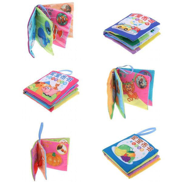 6 set preschool educational developmental 8 pages cloth cognize book with sound toy for infant baby children learning school supply
6 set preschool educational developmental 8 pages cloth cognize book with sound toy for infant baby children learning school supply
