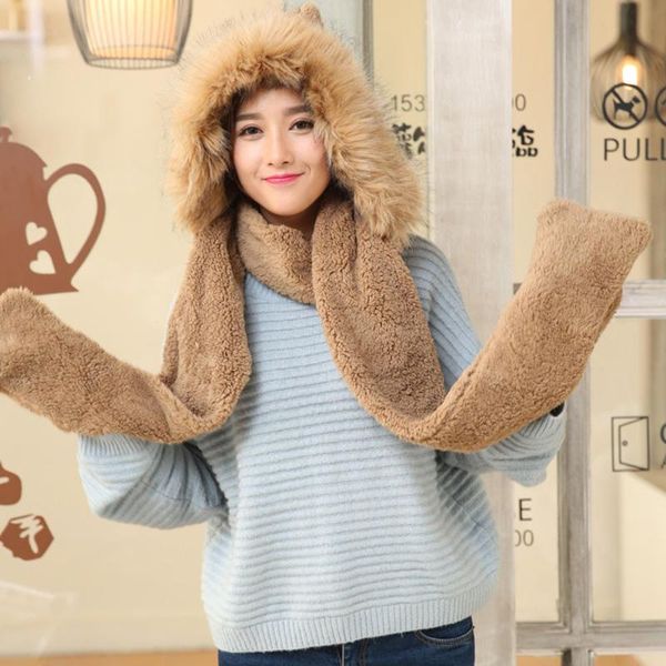 2020 winter women's hat faux fur winter warm fluffy hood scarf hat snood pocket hats gloves bucket fluffy czapka zimowa, Blue;gray
2020 winter women's hat faux fur winter warm fluffy hood scarf hat snood pocket hats gloves bucket fluffy czapka zimowa, Blue;gray