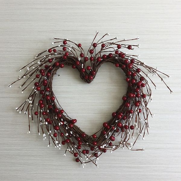 16 inch artificial red berry mixed white pirmitive pip berry heart shaped wreath chritmas decorations door wreath
16 inch artificial red berry mixed white pirmitive pip berry heart shaped wreath chritmas decorations door wreath