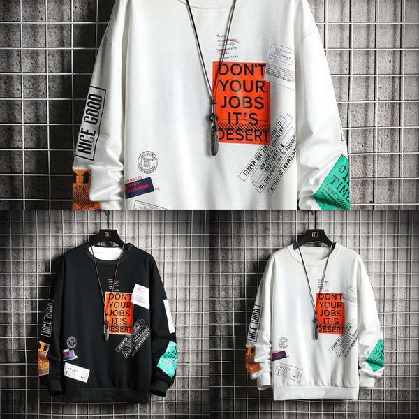 new men's autumn thin trendy round neck men's trendy pullover loose student pullover sweater sweater long sleeve loose rq1oo, Black
new men's autumn thin trendy round neck men's trendy pullover loose student pullover sweater sweater long sleeve loose rq1oo, Black