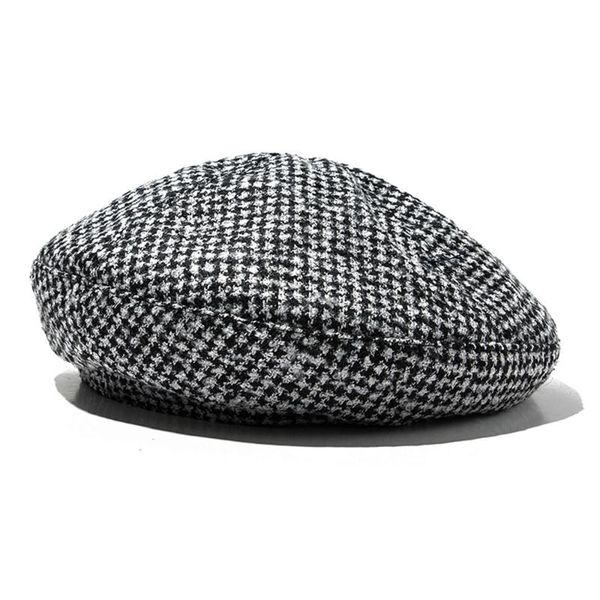 plaid beret female autumn and winter retro painter hat wild temperament british octagonal hat, Blue;gray
plaid beret female autumn and winter retro painter hat wild temperament british octagonal hat, Blue;gray