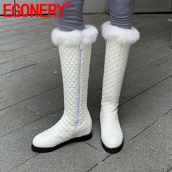 egonery winter warm knee-high boots fashion woman cool motorcycle boots 5cm mid heels women's shoes, Black
egonery winter warm knee-high boots fashion woman cool motorcycle boots 5cm mid heels women's shoes, Black