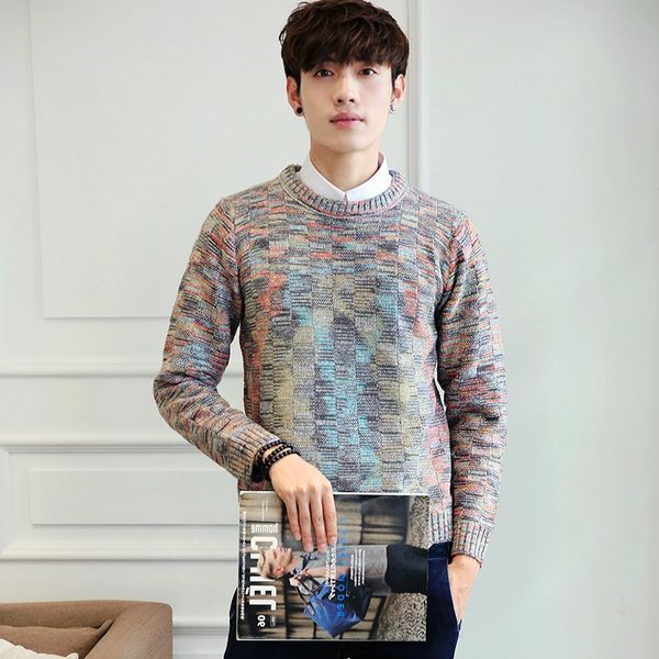 new style men's sweater korean style fashion pullover crew neck cool base shirt trend simple, White;black
new style men's sweater korean style fashion pullover crew neck cool base shirt trend simple, White;black