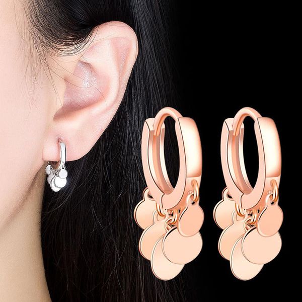 women's fashion bohemia creative hoop earrings rosegold/white small wafer pendants earrings huggies simple charming ear piercing, Golden;silver
women's fashion bohemia creative hoop earrings rosegold/white small wafer pendants earrings huggies simple charming ear piercing, Golden;silver