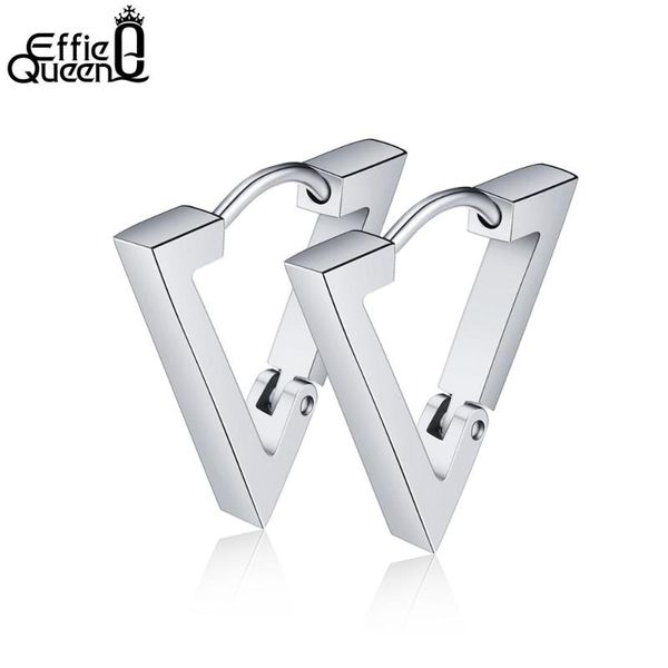 effie queen triangle hoop earrings for women men silver color stainless steel earring special design men jewelry 2020 ie100, Golden;silver
effie queen triangle hoop earrings for women men silver color stainless steel earring special design men jewelry 2020 ie100, Golden;silver