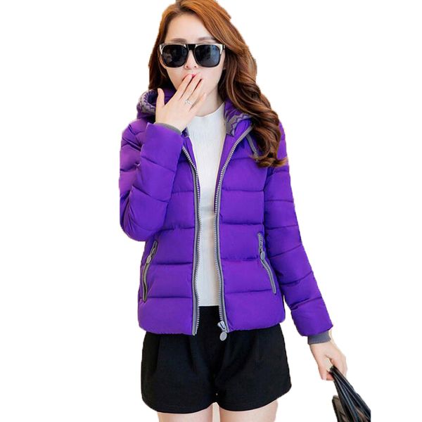 new 2020 women's cotton coat parkas winter jackets korea style short hooded zipper cotton padded thick warm jacket overcoat k808, Black
new 2020 women's cotton coat parkas winter jackets korea style short hooded zipper cotton padded thick warm jacket overcoat k808, Black