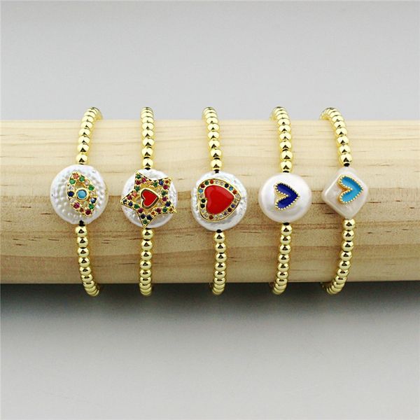 adjustable 5pcs/lot fashion new bracelet, pearl point zircon charm accessories, natural irregular freshwater pearl jewelry, Golden;silver
adjustable 5pcs/lot fashion new bracelet, pearl point zircon charm accessories, natural irregular freshwater pearl jewelry, Golden;silver