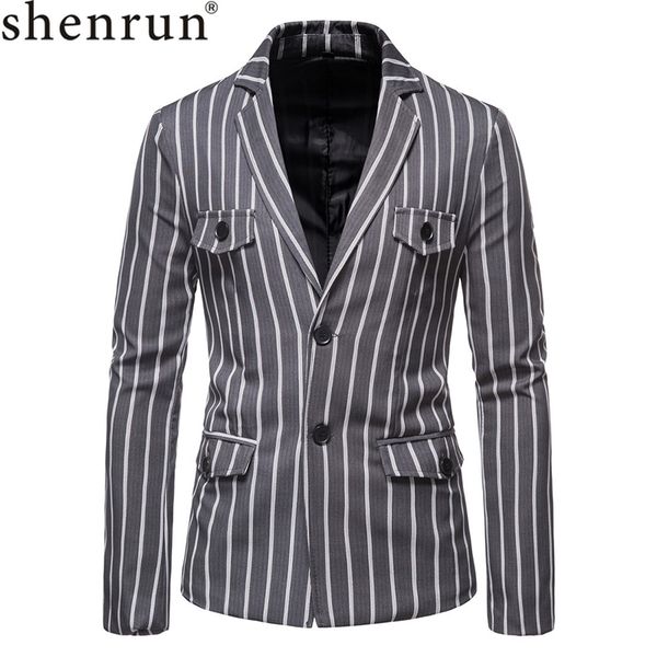 shenrun men blazers fashion stripe dark gray casual suit jacket spring autumn business work daily life single breasted 2 buttons, White;black
shenrun men blazers fashion stripe dark gray casual suit jacket spring autumn business work daily life single breasted 2 buttons, White;black