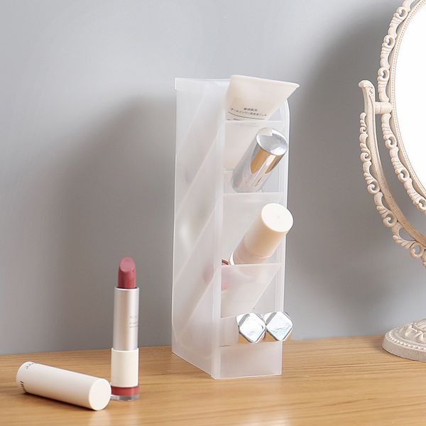 deskfrosted diagonal storage box multifunctional simple transparent pen holder stationery makeup brush lipstick storage
deskfrosted diagonal storage box multifunctional simple transparent pen holder stationery makeup brush lipstick storage