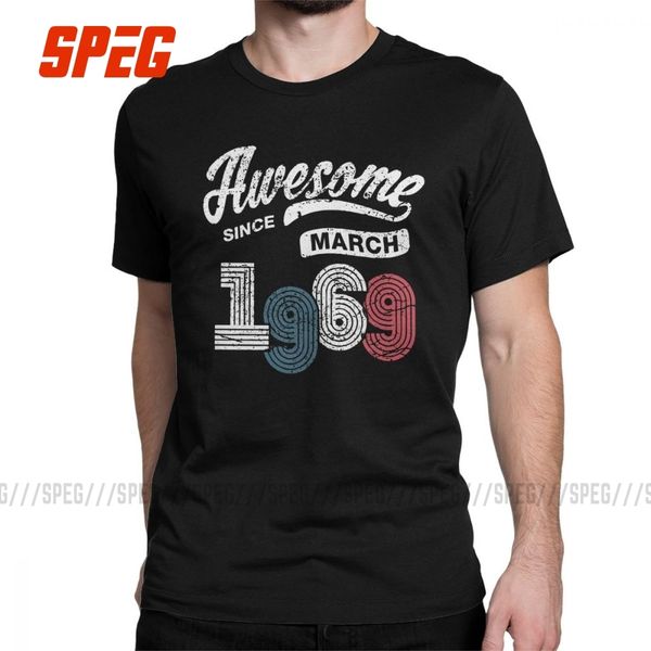awesome since march 1969 vintage 50th birthday gift t shirts men's 50 years old unique t-shirts crew neck 100% cotton tees
awesome since march 1969 vintage 50th birthday gift t shirts men's 50 years old unique t-shirts crew neck 100% cotton tees