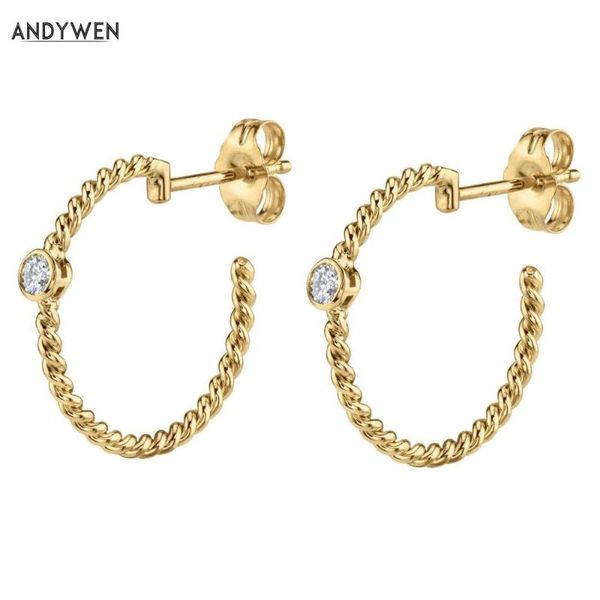 andywen 925 sterling silver 19mm big twist hoop earring 19mm loop circle round women cz crystal punk rock 2020 fashion jewelry, Golden;silver
andywen 925 sterling silver 19mm big twist hoop earring 19mm loop circle round women cz crystal punk rock 2020 fashion jewelry, Golden;silver
