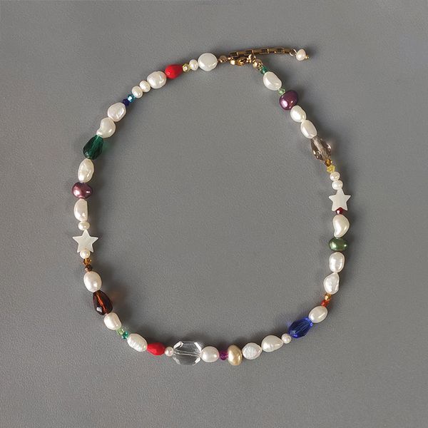 chokers boho style fashion crystal bead necklace colorful multi-faceted handmade choker for women party charm accessories 2021, Golden;silver
chokers boho style fashion crystal bead necklace colorful multi-faceted handmade choker for women party charm accessories 2021, Golden;silver