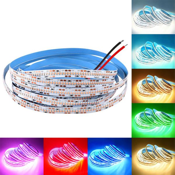 Led Strip Lights, 16.4ft/5m Night Light High Bright 2025 156/312led/m Flexible Led Stripe Light Ribbon Tape Bedside Lamp Closet Lights