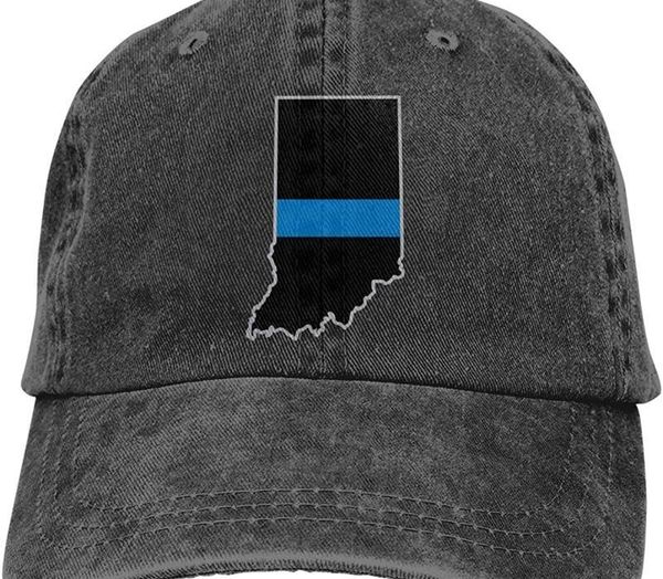 thin blue line indiana soft casquette cap vintage adjustable baseball caps, Blue;gray
thin blue line indiana soft casquette cap vintage adjustable baseball caps, Blue;gray