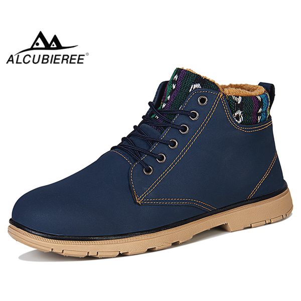 alcubieree winter snow boots for man outdoor short plush ankle boots with fur mens lace-up warm shoes lightweight work footwear, Black
alcubieree winter snow boots for man outdoor short plush ankle boots with fur mens lace-up warm shoes lightweight work footwear, Black