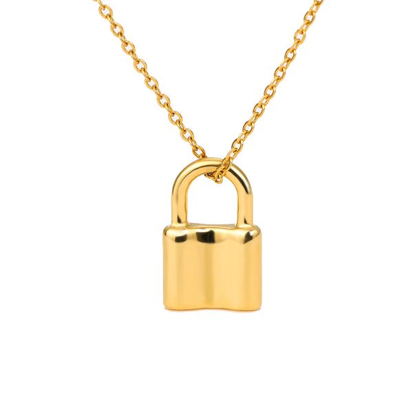 pendant necklaces 2021 stainless steel gold lock simple charm choker necklace for women fashion jewelry accessories schmuck, Silver
pendant necklaces 2021 stainless steel gold lock simple charm choker necklace for women fashion jewelry accessories schmuck, Silver