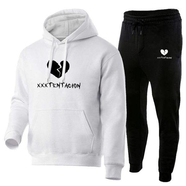 fleece long sleeve hooded sweatshirt two pieces pants casual winter autumn letter printed sports 2pcs sets xxxtentacion men tracksuits, Gray
fleece long sleeve hooded sweatshirt two pieces pants casual winter autumn letter printed sports 2pcs sets xxxtentacion men tracksuits, Gray