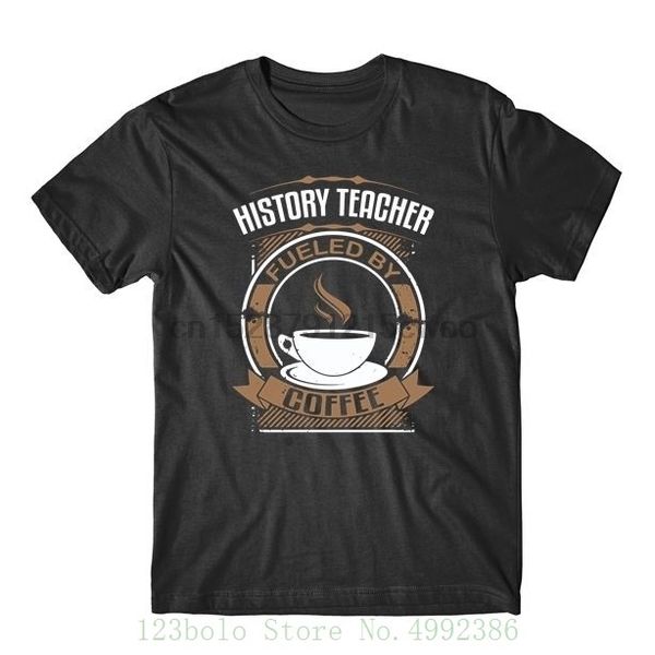 history teacher fueled by coffee funny teaching t shirt 2019 new fashion brand clothing
history teacher fueled by coffee funny teaching t shirt 2019 new fashion brand clothing
