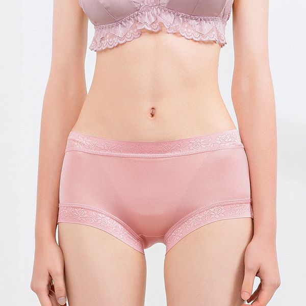 women's panties mulberry silk ladies mid-waist lace summer thin breathable large size hip-lifting boxer shorts lingerie, Black;pink
women's panties mulberry silk ladies mid-waist lace summer thin breathable large size hip-lifting boxer shorts lingerie, Black;pink